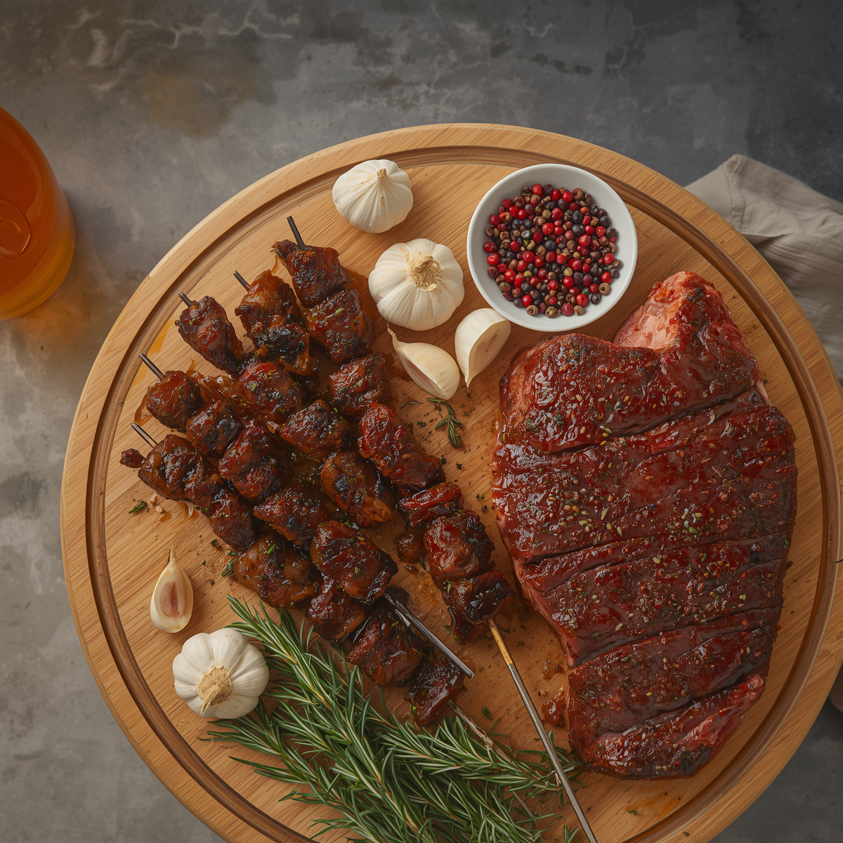 pre-marinated or ready-to-cook meats